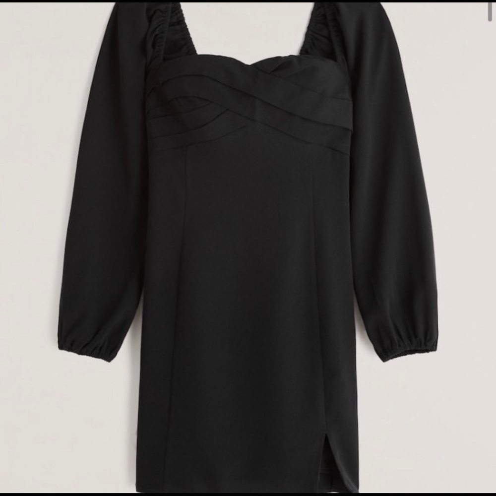 abercombie & fitch black mini dress | worn once - Picture 2 of 3